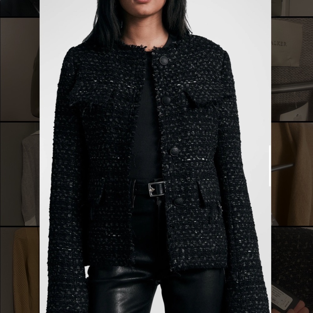 BRAND NEW Tweed Rag and Bone Jacket